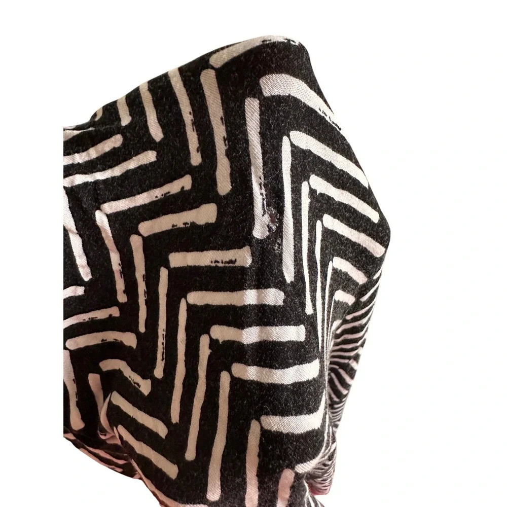 Little Sleepies Monochrome Chevron Fitted Flat Sheet‎ Set Knotted Hat Bamboo